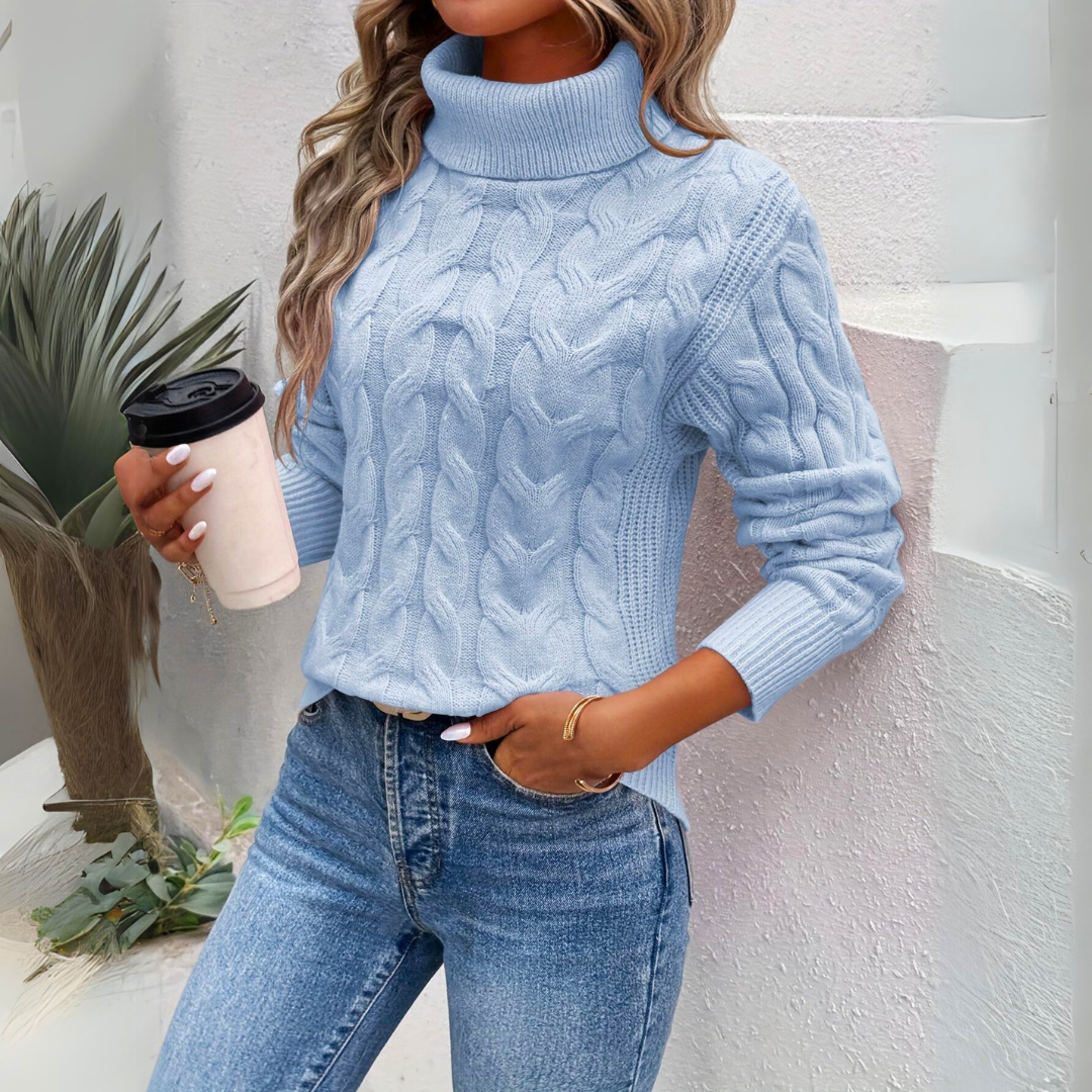 Aulikki | Lämmin neulottu turtleneck