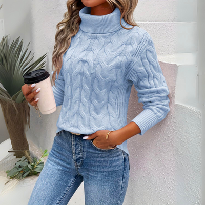 Aulikki | Lämmin neulottu turtleneck