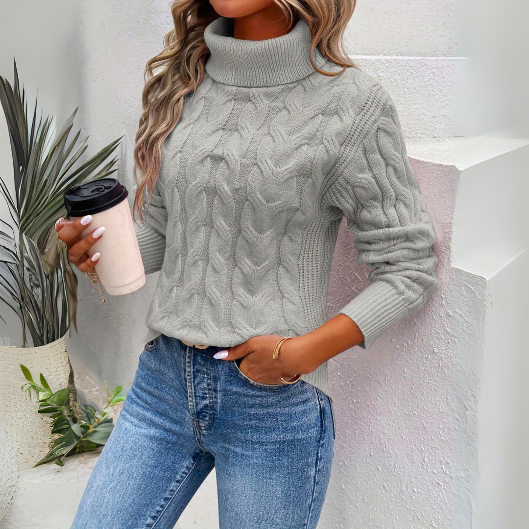 Aulikki | Lämmin neulottu turtleneck