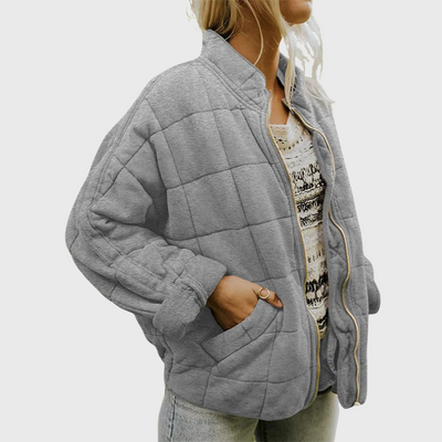 Jenni | Elegantti oversized-tikkaus takki