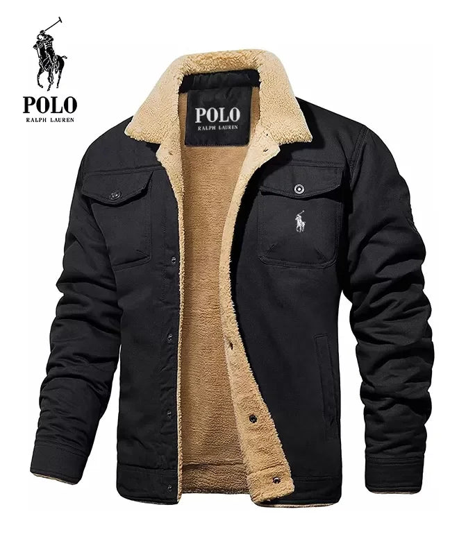 Olav | Perinnetyylinen takki sherpa-vuorella