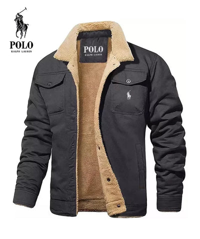 Olav | Perinnetyylinen takki sherpa-vuorella