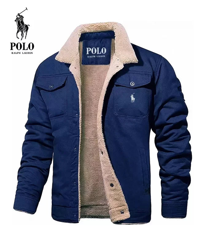 Olav | Perinnetyylinen takki sherpa-vuorella