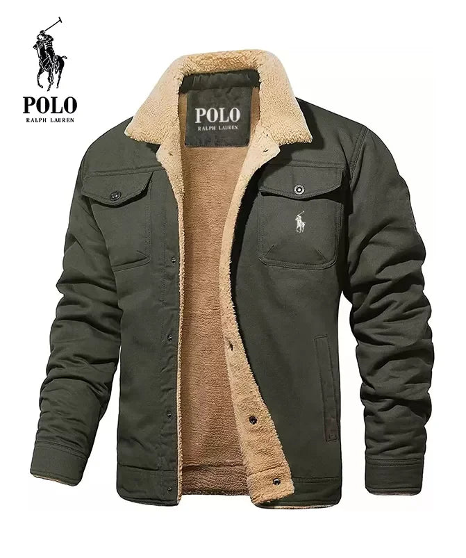 Olav | Perinnetyylinen takki sherpa-vuorella