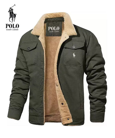 Olav | Perinnetyylinen takki sherpa-vuorella