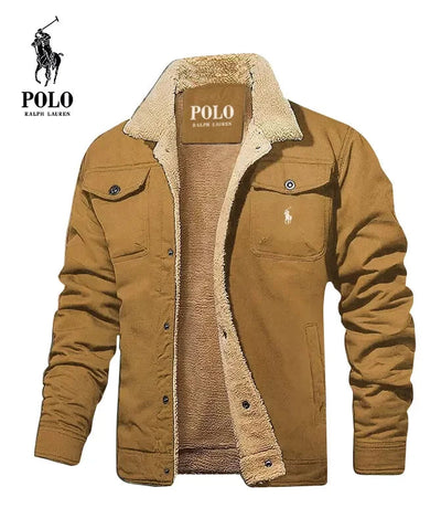 Olav | Perinnetyylinen takki sherpa-vuorella