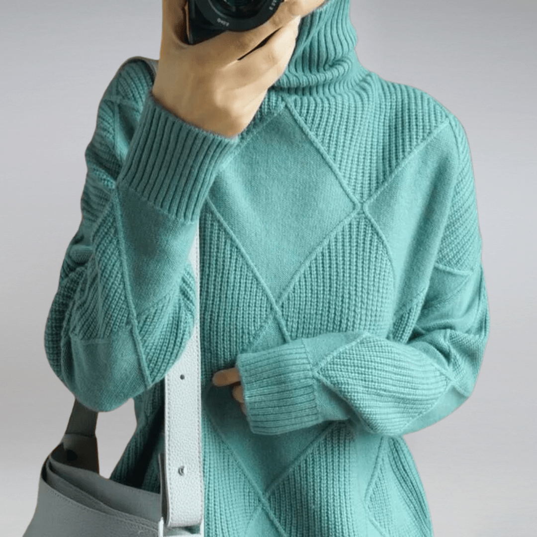 Reeta | Pehmeä turtleneck-villapaita