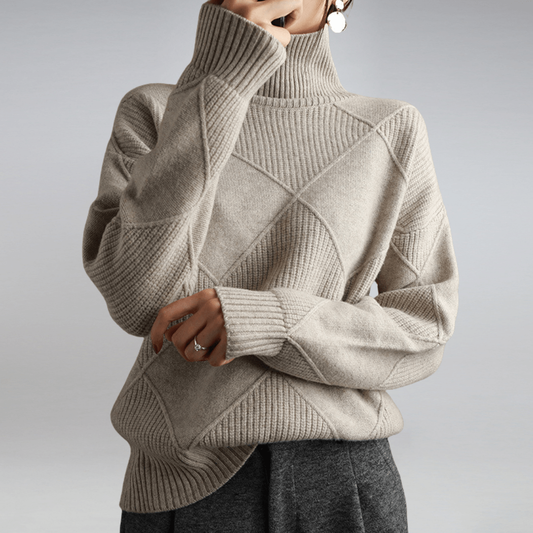 Reeta | Pehmeä turtleneck-villapaita