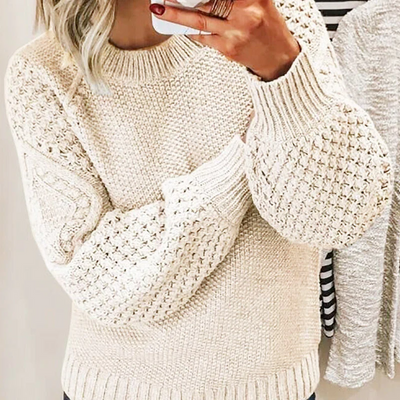 Leena | Neulottu oversized-villapaita