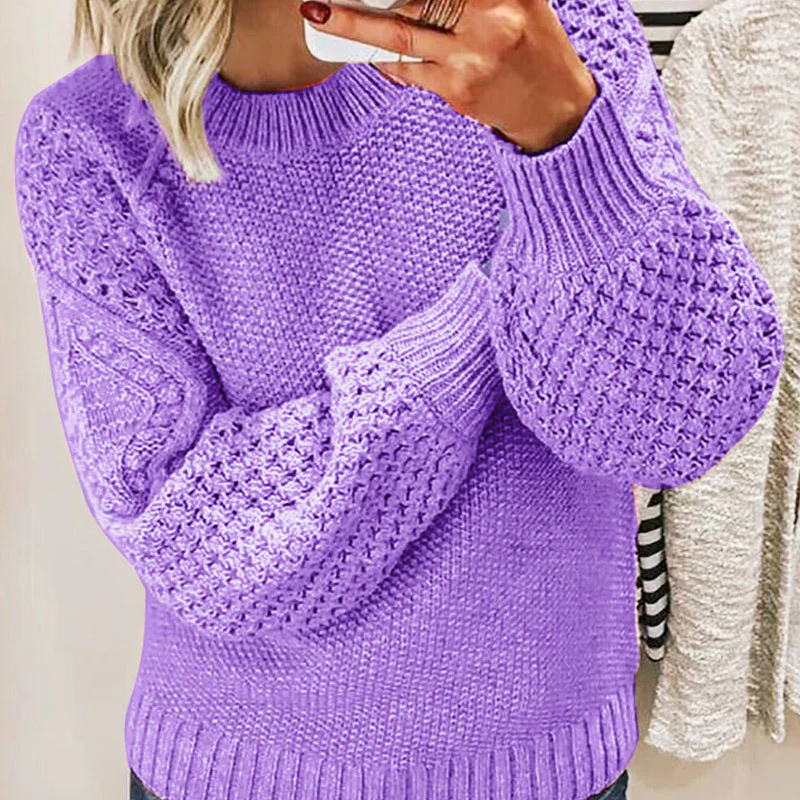 Leena | Neulottu oversized-villapaita